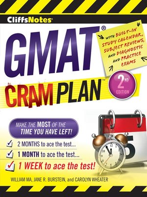 cover image of CliffsNotes GMAT Cram Plan